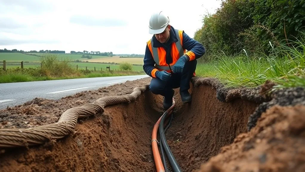 Underground Cable Installation in Thanet | Buried Power & Data Lines